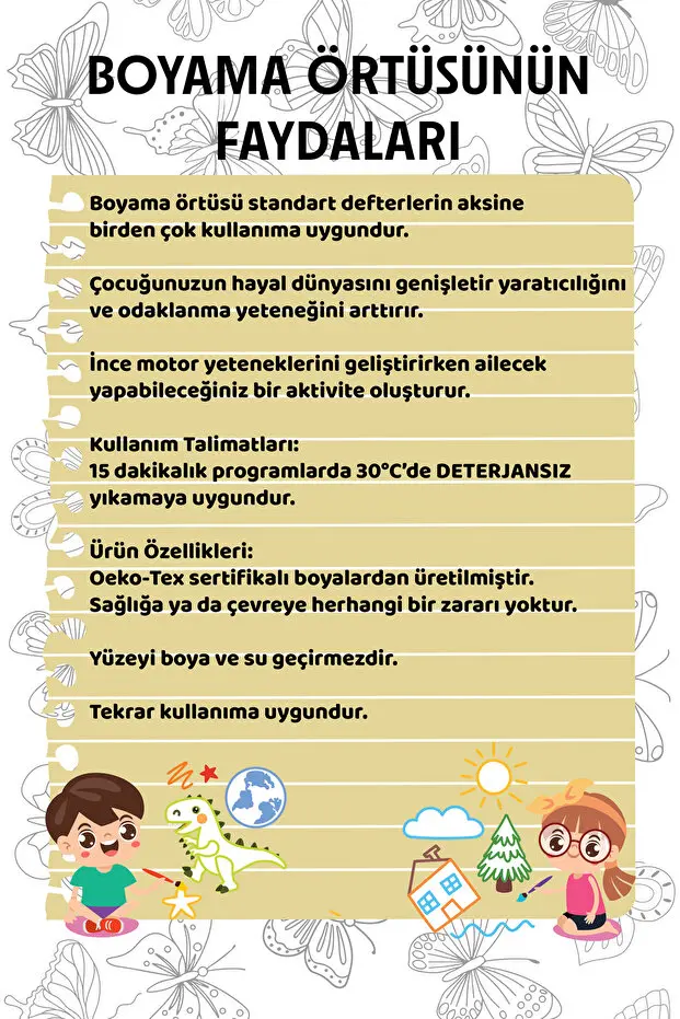 Logo baskılı promosyon boyama örtüsü