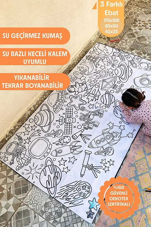 Kreş ve okul için toptan boyama örtüsü